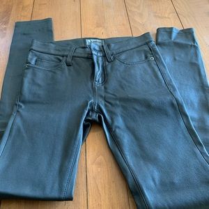 Current Elliott leather skinny ankle